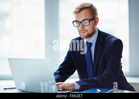 Ernst Kaufmann Analyse elektronische Daten Stockfoto