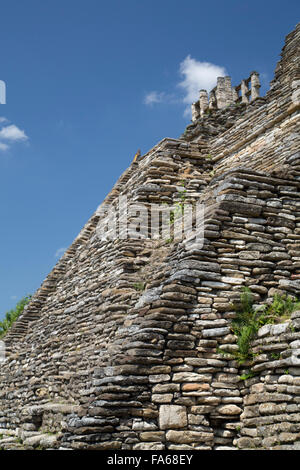 Tonina archäologische Zone, eine Maya-Stätte entwickelt in der frühen klassischen Periode, Chiapas, Mexiko Stockfoto