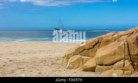 Leeren Strand, Plettenberg Bay, western Cape, Südafrika Stockfoto