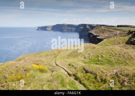Die Cliffs of Moher von Hag es Head - Irlands Westküste Stockfoto
