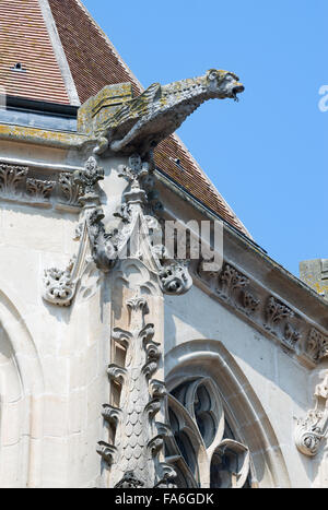 Gargouille Église Saint-Rémy de Dieppe, Seine-Maritime, Normandie, Frankreich, Europa Stockfoto