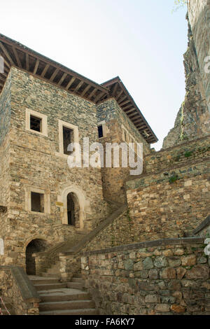 Ägypten, östlichem Schwarzmeeküste, Provinz Trabzon, Sumela Kloster, Eine Treppe Führt in Die Klosteranlage Stockfoto