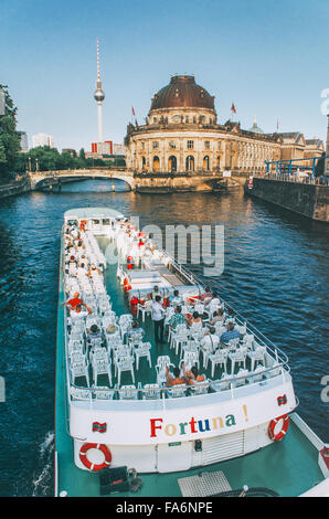 Berlin Museumsinsel, Museumsinsel in Berlin, Deutschland. Bode-Museum, eines der fünf Museen. Ein UNESCO-Weltkulturerbe Stockfoto