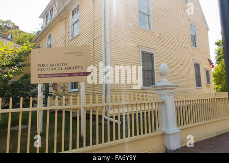 John Paul Jones Haus in Portsmouth NH Stockfoto