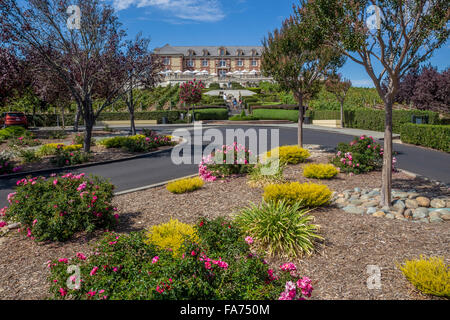 Schloss am Domaine Carneros, Duhig Road, Napa Valley, Napa County, Kalifornien, USA, Nordamerika Stockfoto