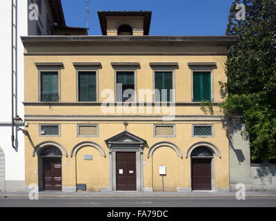 FLORENZ, ITALIEN - 04. AUGUST 2015: Hübsche Häuser Stockfoto