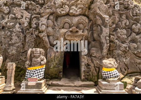 Elefanten Höhle Goa Gaja in Ubud, Bali, Indonesien Stockfoto