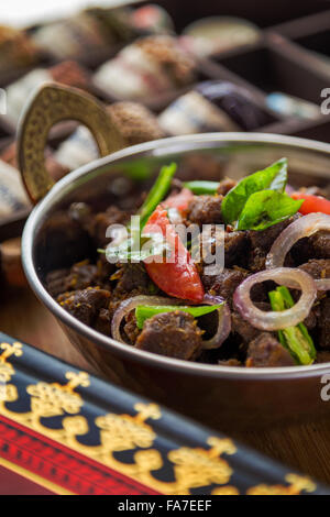 Südindische gebratenes Rindfleisch Stockfoto