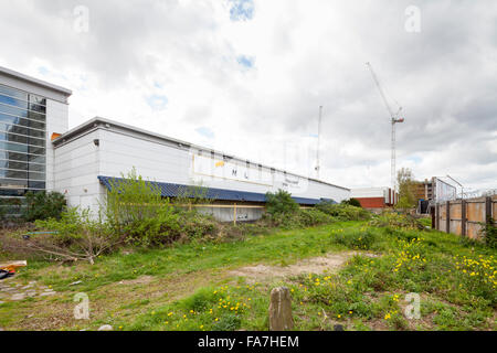 Die 7 Hektar große orientalische Stadt Brachfläche in Colindale. Stockfoto