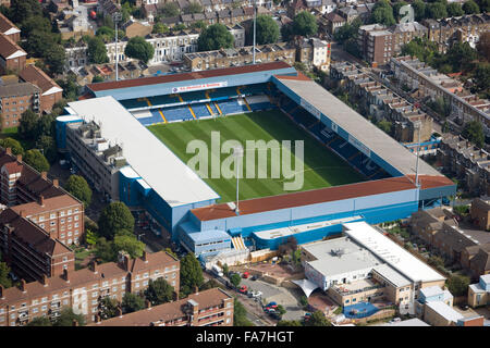 LOFTUS ROAD Stadion, Shepherds Bush, London. Luftaufnahme. Haus der Queens Park Rangers Football Club. QUEENS PARK RANGERS. Fotografiert im September 2006. Stockfoto