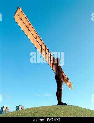 DER Engel des Nordens, Gateshead, Tyne and Wear. Antony Gormley Angel of the North. Stockfoto