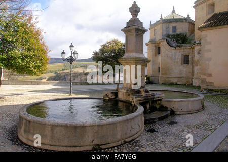 Brunnen von Alhama de Granada Stockfoto