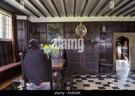 Die Halle am Bateman, East Sussex. Batemans war die Heimat des Schriftstellers Rudyard Kipling von 1902 bis 1936. Stockfoto