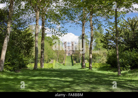 Das Belvedere am Claremont Landschaftsgarten, Surrey. Das Belvedere wurde 1715 als Ort von Vanbrugh erbaut. Stockfoto