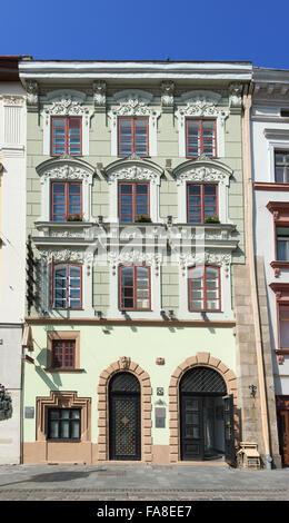 Altes Haus am Rynok Square in Lemberg (Nr. 26), 16.-18. Jahrhundert Stockfoto