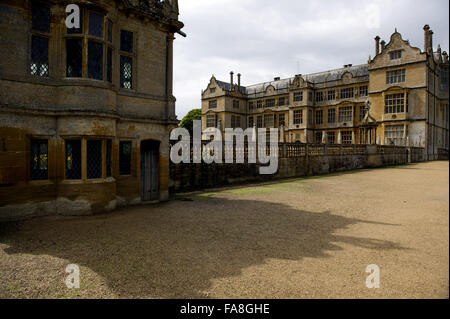 Die Ostfassade des Montacute House, Somerset. Stockfoto