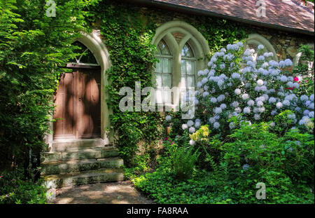 Woerlitzer Park Kuhstall - englischen Garten Wörlitz Kuhstall 02 Stockfoto