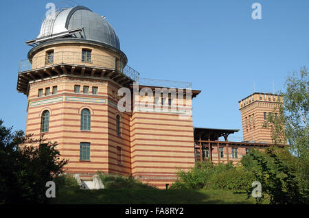 Potsdam-Observatorium, E Höhe des Hauptgebäudes Stockfoto