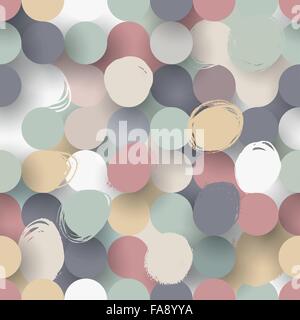 Nahtlose flache Scheibe Hintergrund Stock Vektor