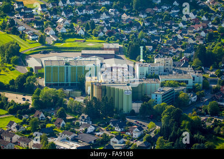 Krombacher Brauerei, brauen, Brauerei, Krombacher Bier, Kreuztal, Siegerland, Südwestfalen, Nord Rhein Westfalen, Deutschland Stockfoto