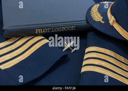 Pilot Logbuch - Airline Transport Pilot Logbuch - Professional-Logbuch Stockfoto