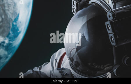 CG-Astronaut im all Stockfoto