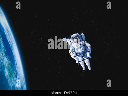 CG-Astronaut im all Stockfoto