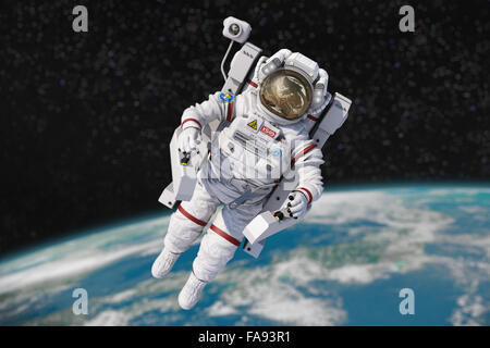 CG-Astronaut im all Stockfoto