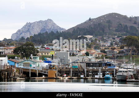 Morro Bay Harbor Docks Stockfoto