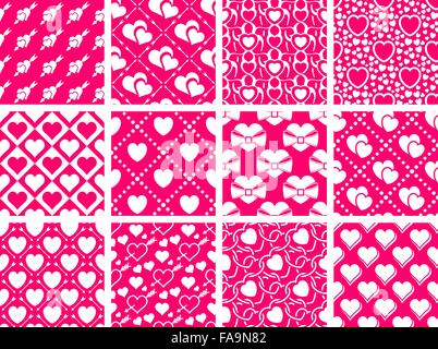 Nahtlose Muster-Kollektion Stock Vektor
