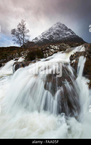 Winter am 2016 Buachaille Etive Mòr in Glencoe, Scotland UK Stockfoto
