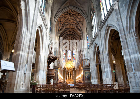 Kirche von Saint-Merri, Paris Stockfoto