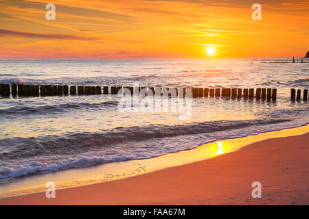 Ostsee Küste, Pommern, Polen Stockfoto