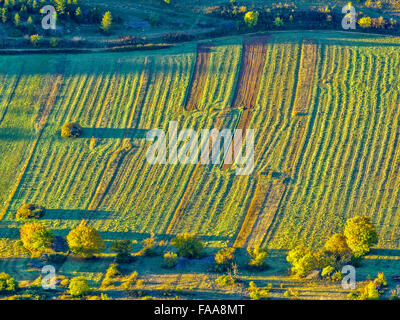 Pastural Blick von Calascio in Abruzzen, Italien Stockfoto