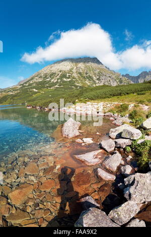 Fünf Seen-Tal und Kozi Peak, Tatra-Gebirge, Polen Stockfoto