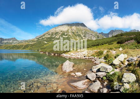 Fünf Seen-Tal und Kozi Peak, Tatra-Gebirge, Polen Stockfoto
