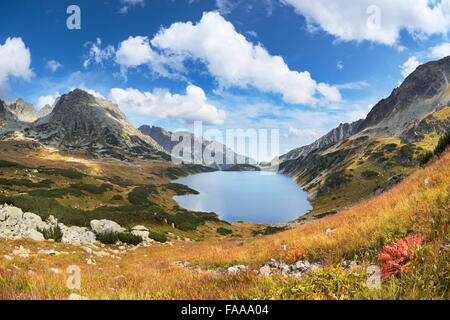 Tatra-Gebirge, fünf-Seen-Tal, Polen Stockfoto