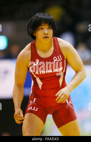 Nd Yoyogi Gymnasium, Tokio, Japan. 23. Dezember 2015. Rio Watari, 23. Dezember 2015 - Ringen: Alle Japan Wrestling Championship Frauen Freistil-75 kg am 2. Yoyogi-Gymnasium, Tokio, Japan. © YUTAKA/AFLO SPORT/Alamy Live-Nachrichten Stockfoto