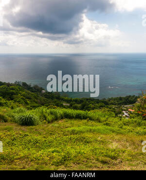 Karibik-Strand an der nördlichen Küste von Jamaika Stockfoto