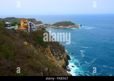 Blick vom Los Flamingos Hotel Acapulco Mexiko Pazifik Stockfoto