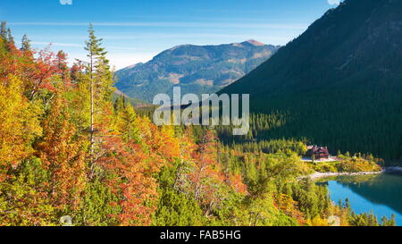 Herbst in der Tatra-Gebirge-Landschaft, Polen Stockfoto