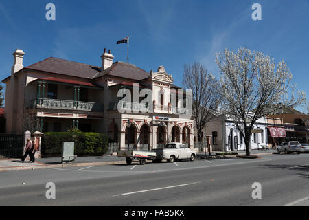 Die australische Bank Aktiengesellschaft (1886) beherbergt heute die Westpac Bank Yass NSW Australia Stockfoto