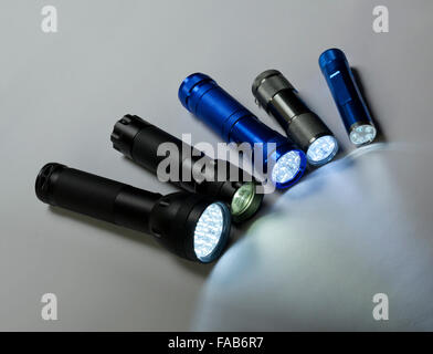 LED-Taschenlampen / Taschenlampen Stockfoto