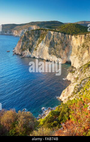 Griechenland - Insel Zakynthos, Ionische Meer, Klippen in der Nähe von Keri Stockfoto