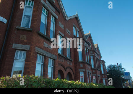 Zeile Häuser im viktorianischen Baustil in Ranelagh, Dublin Stockfoto