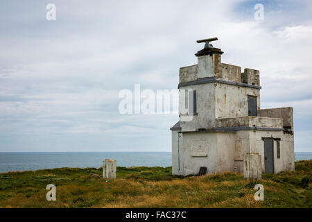 Der alte Küstenwache Station, Dunmore East, Grafschaft Waterford, Irland Stockfoto