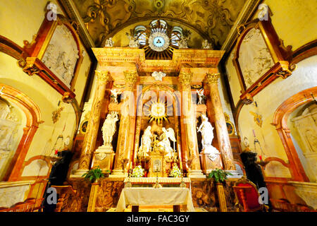 Kathedrale von Malaga Spanien Altar detail Stockfoto