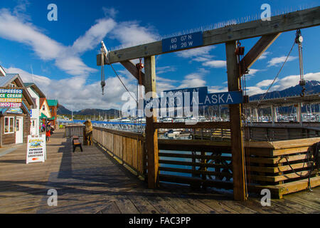 Resurrection Bay, Seward, Alaska. Stockfoto