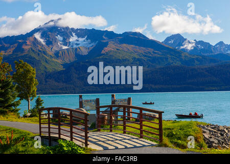 Resurrection Bay, Seward, Alaska. Stockfoto