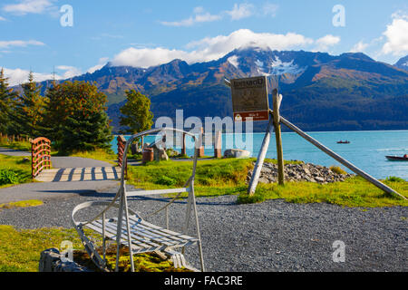 Resurrection Bay, Seward, Alaska. Stockfoto